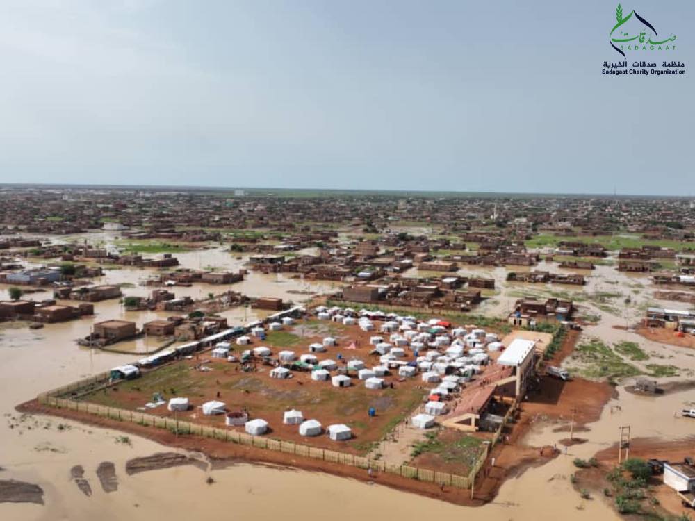 Tents and tanks distribution by Sadagaat
