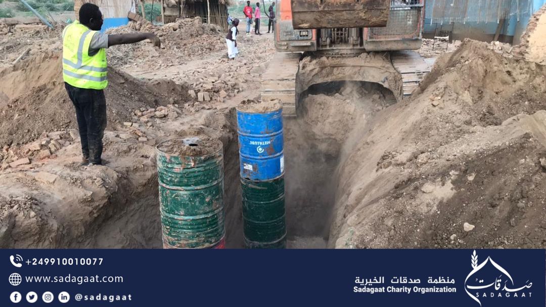 the contribution in Berber locality in floods and rains