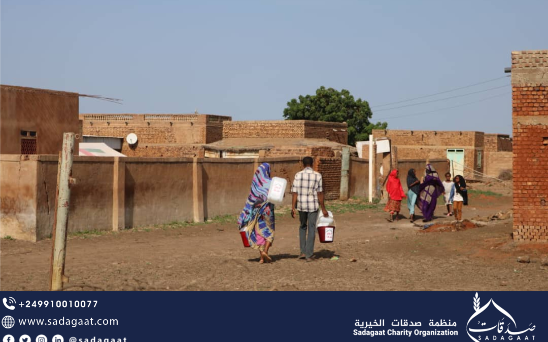 follow up on the floods situation in Al-Manaqil locality