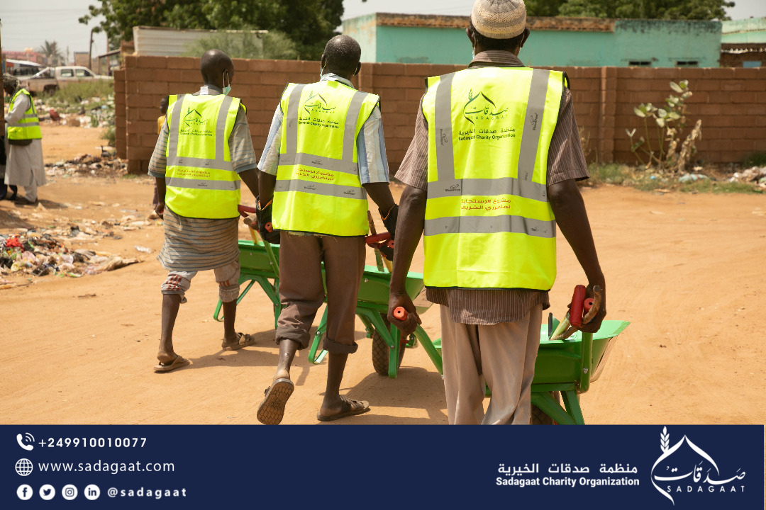 follow up on the floods situation in Al-Manaqil locality
