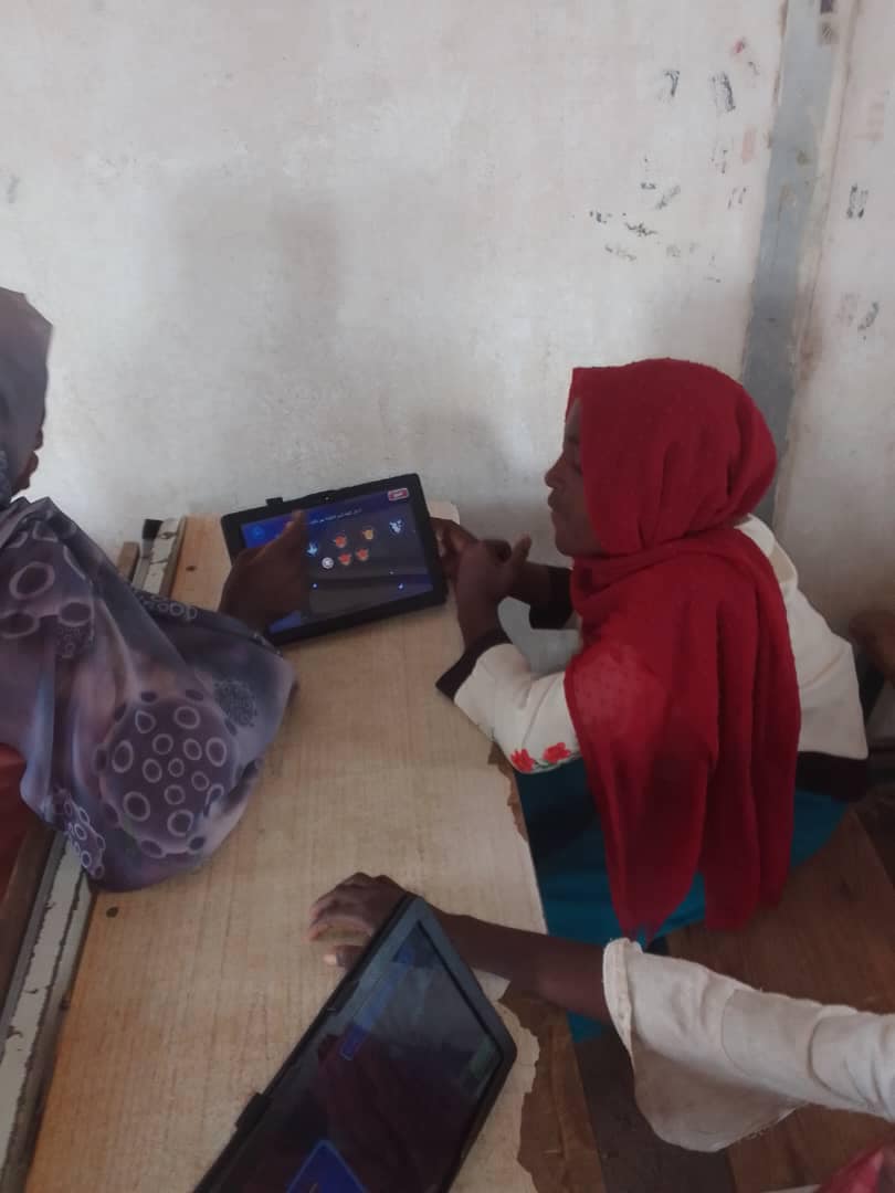 Launching the first safe space center for E-learning in Bahar al-Arab locality, East Darfur