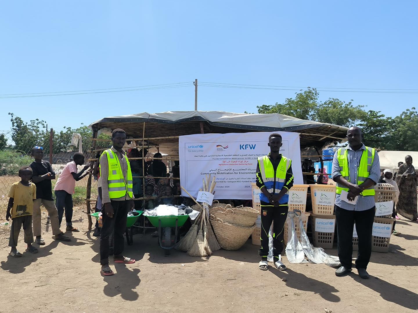 Providing water, sanitation, and hygiene services for displaced persons in Kassala