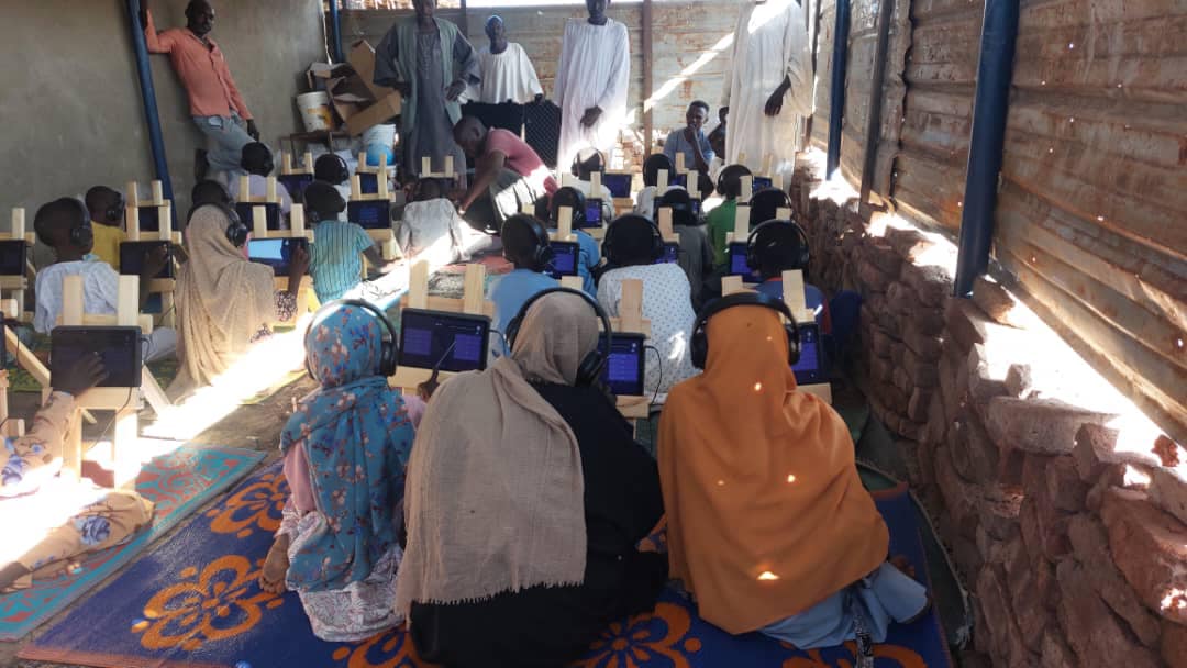 Launching 7 E-Learning Centers in New Halfa Locality