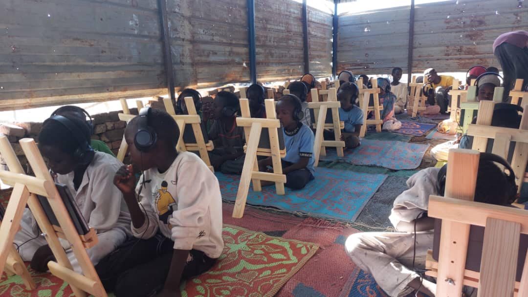 Launching 7 E-Learning Centers in New Halfa Locality