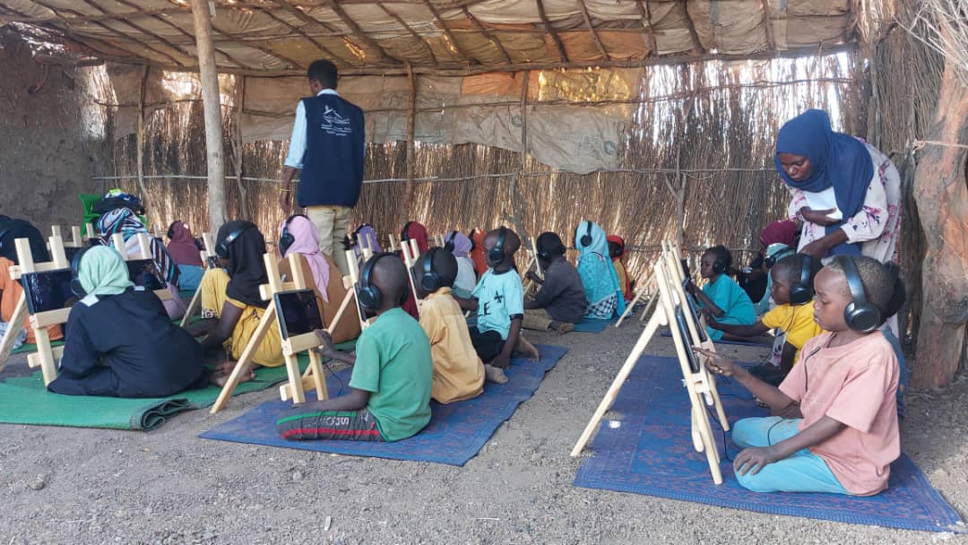 Launching 7 E-Learning Centers in New Halfa Locality