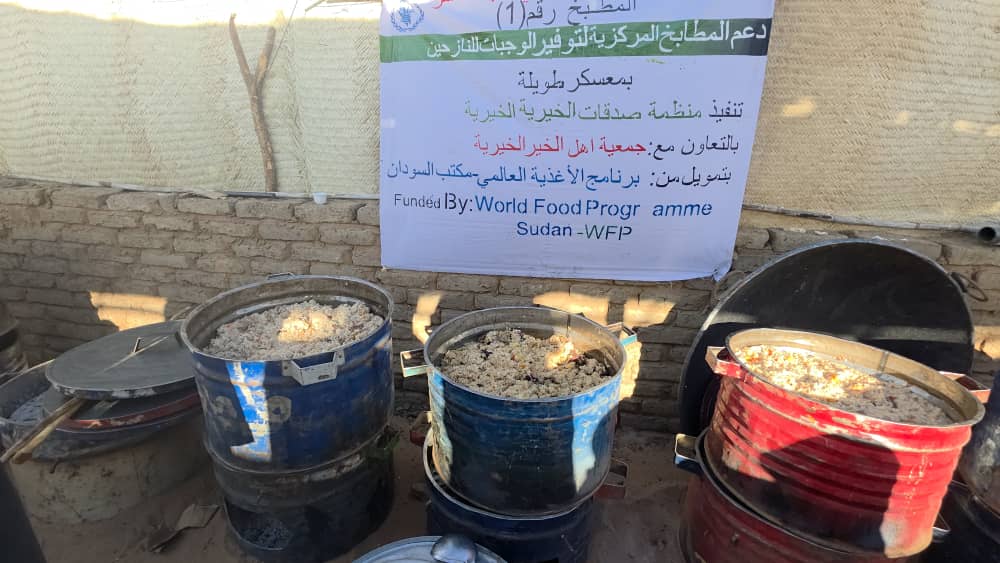 مشروع توفير الغذاء للنازحين من الفاشر إلى طويلة