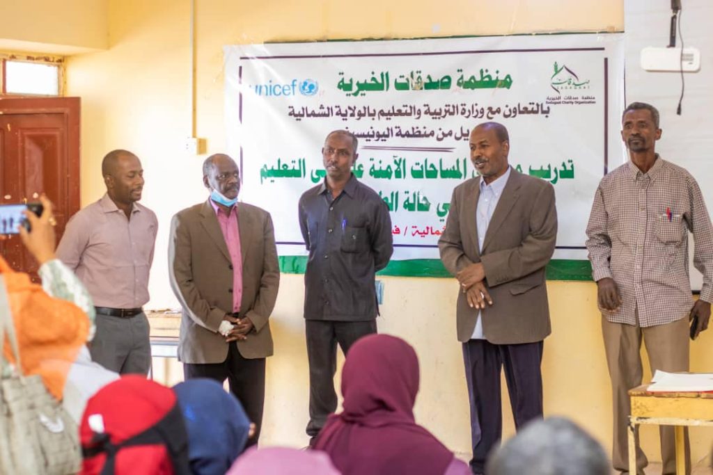 المساحات التعليمية الامنة والمساحات الصديقة للاطفال بالولاية الشمالية