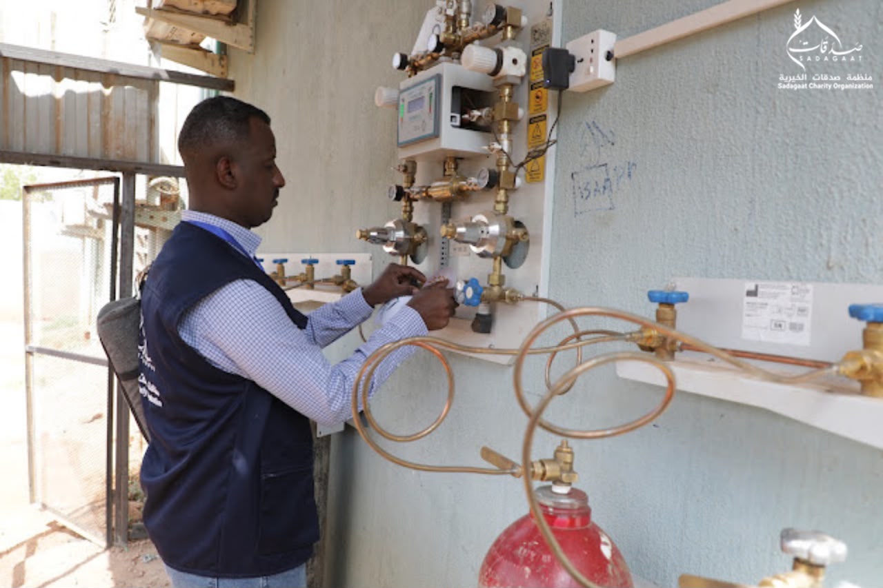 Medical Oxygen Distribution Network at Shendi Teaching Hospital